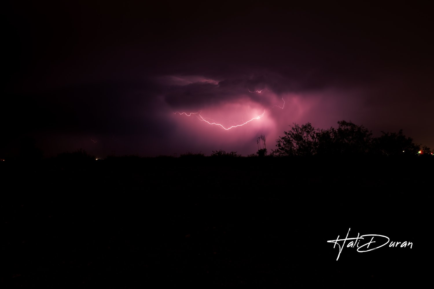 Lightning Storm in New Mexico