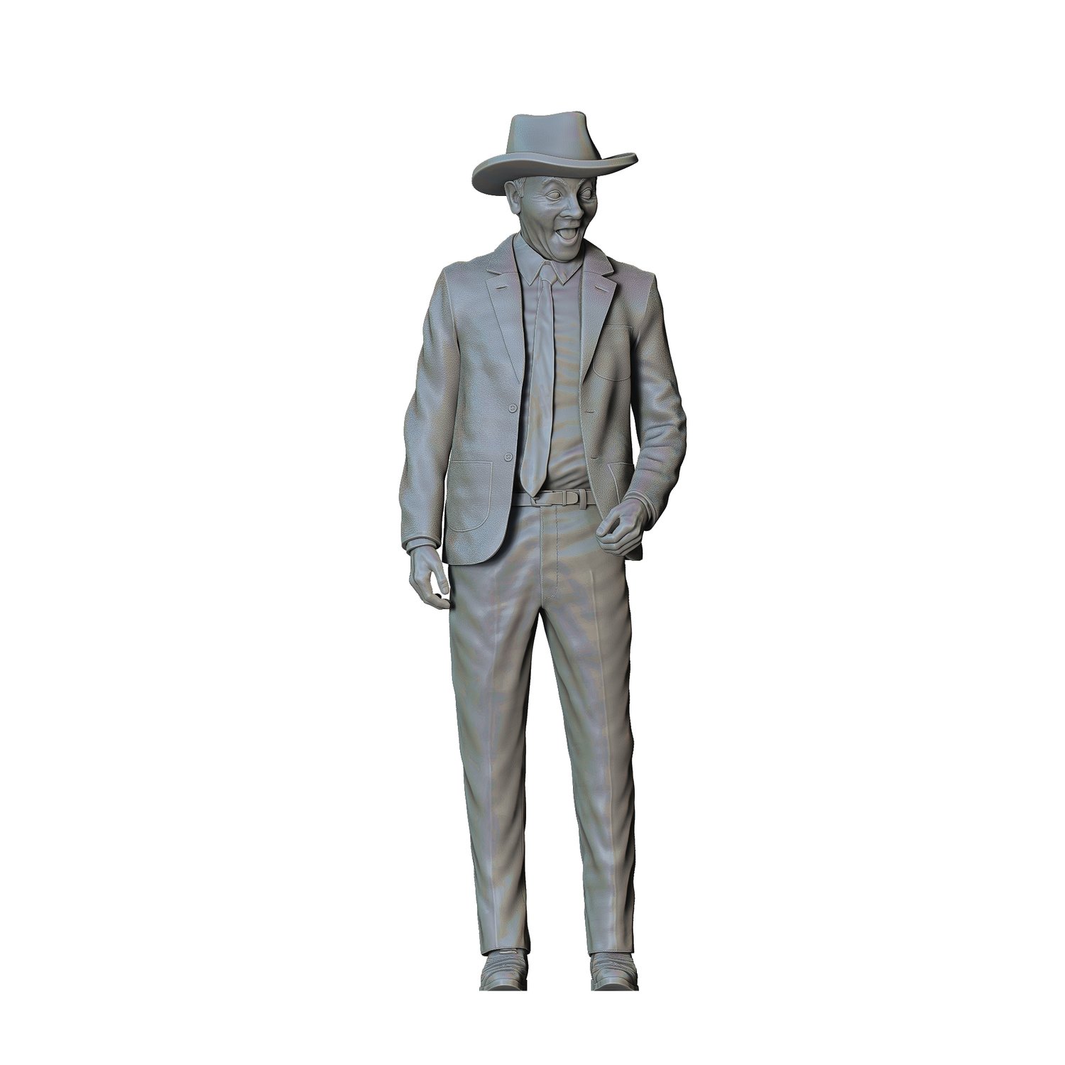 3dp Miniatures, Mr. Bean with different variation of hats and helmet