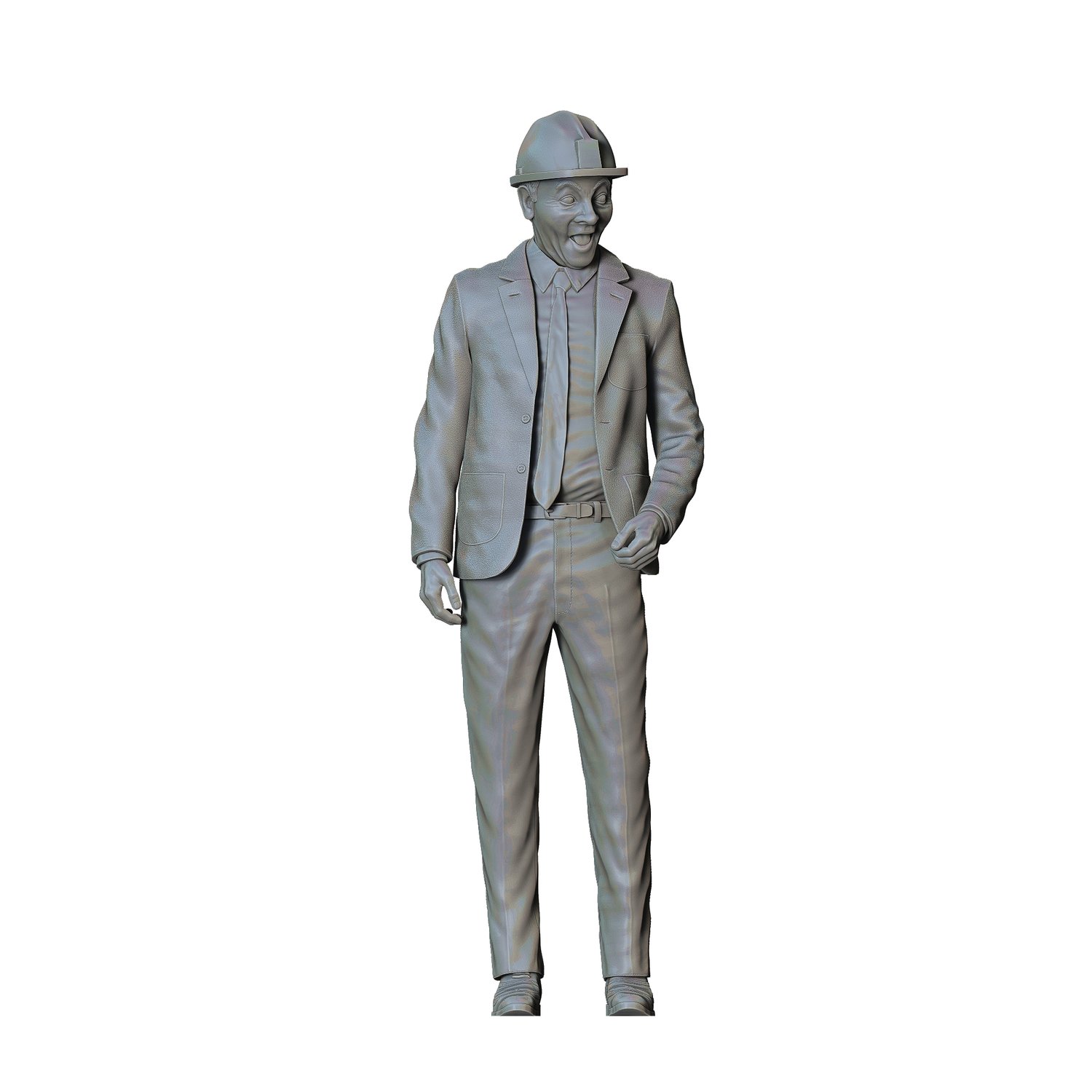 3dp Miniatures, Mr. Bean with different variation of hats and helmet