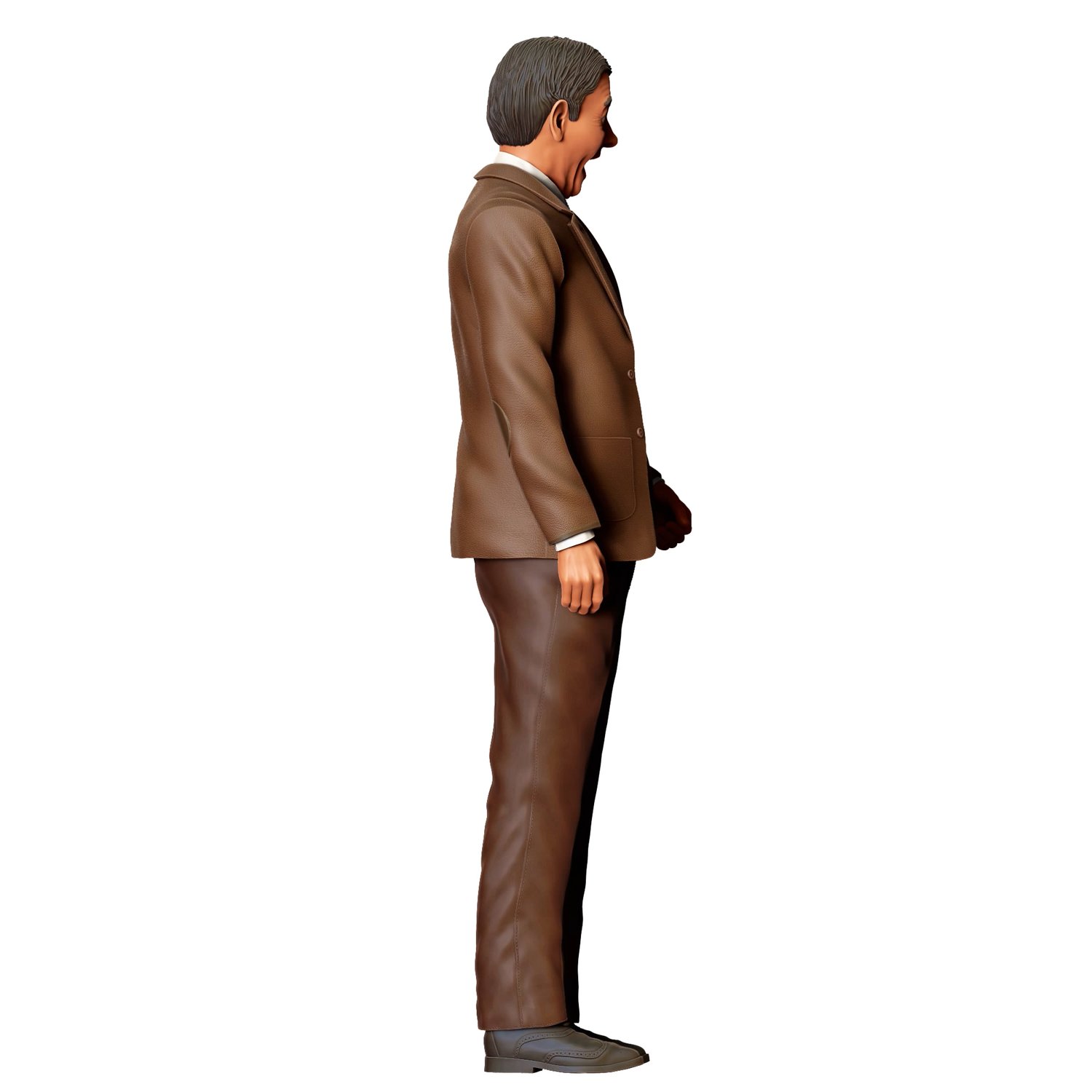 3dp Miniatures, Mr. Bean with different variation of hats and helmet