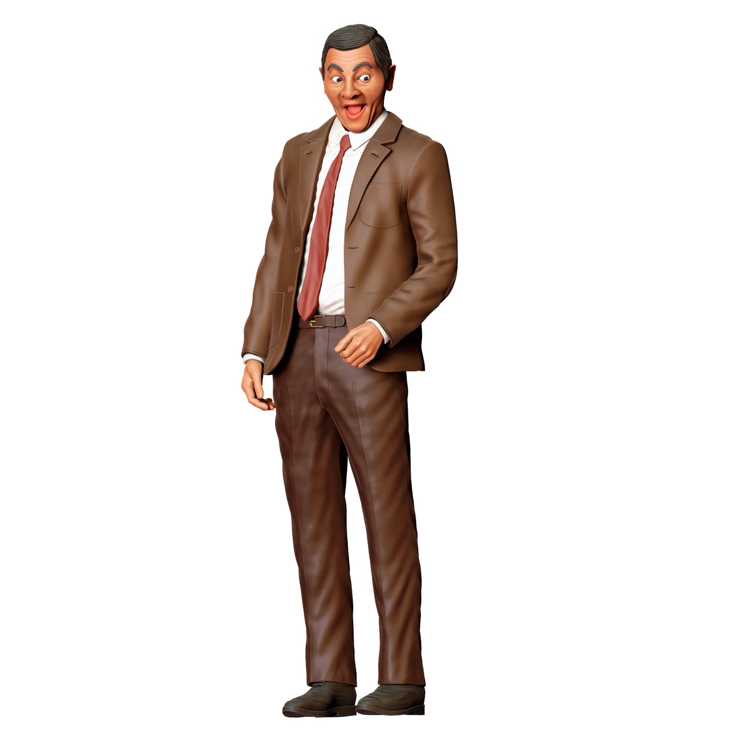 3dp Miniatures, Mr. Bean with different variation of hats and helmet