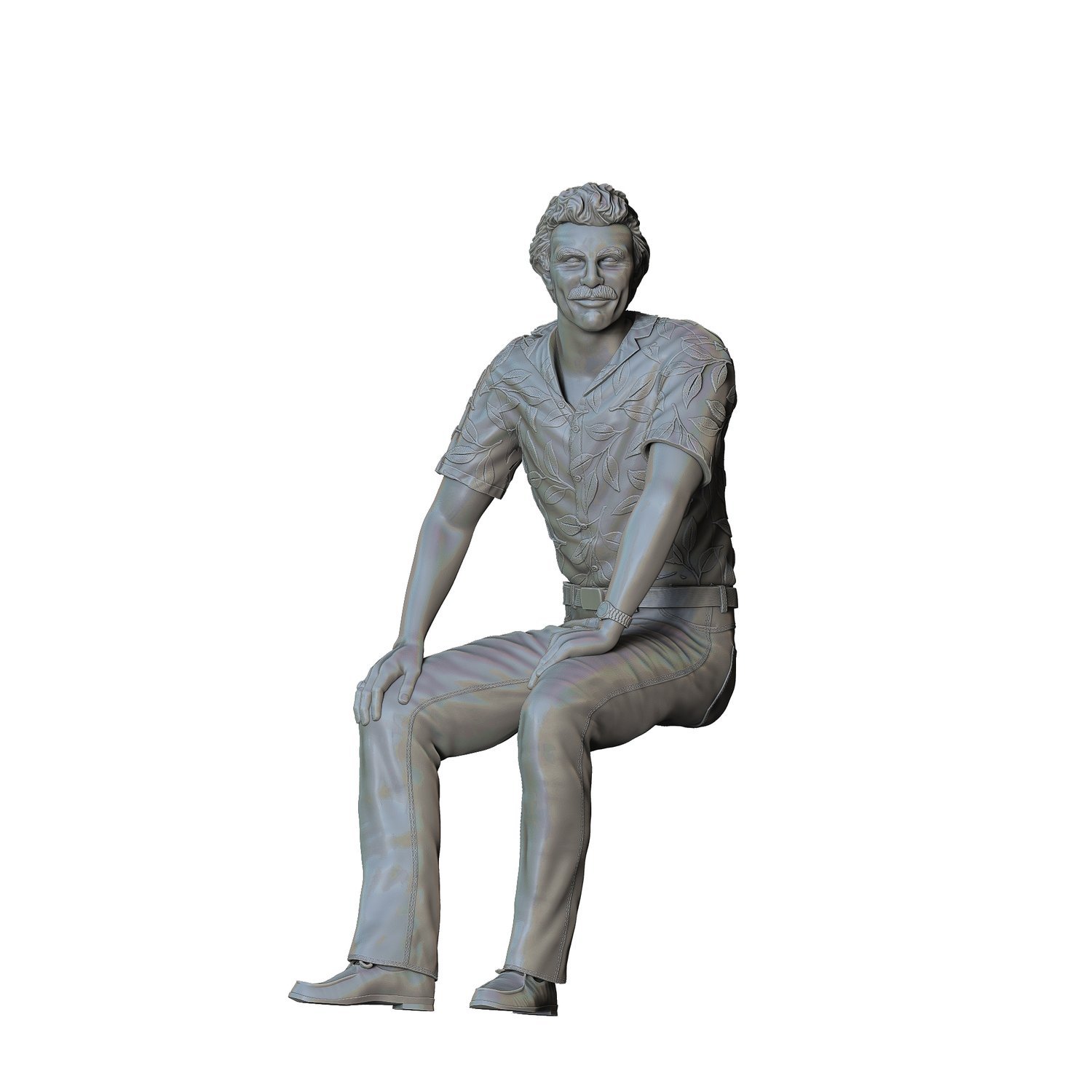 3dp Miniatures, N2 Thomas Magnum in Magnum P.I