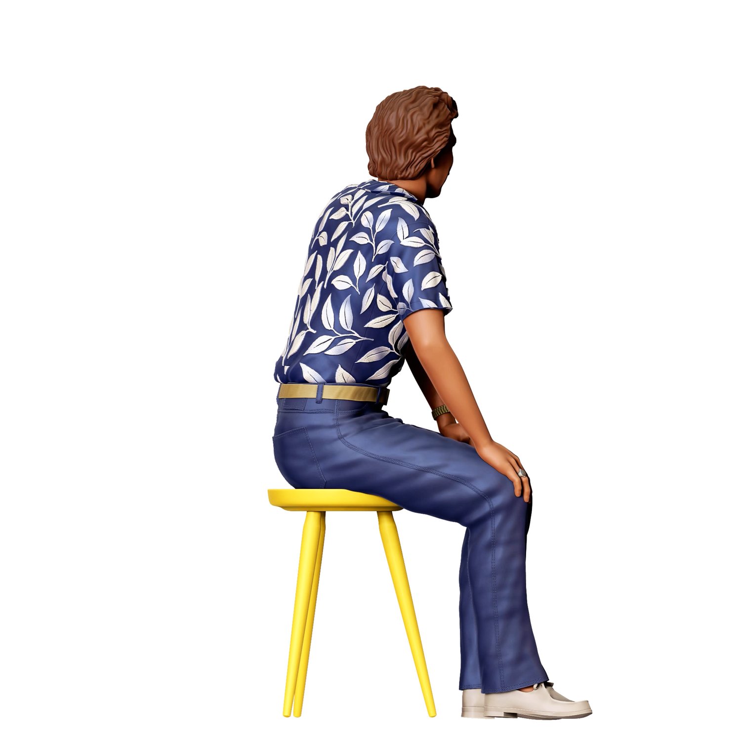3dp Miniatures, N2 Thomas Magnum in Magnum P.I