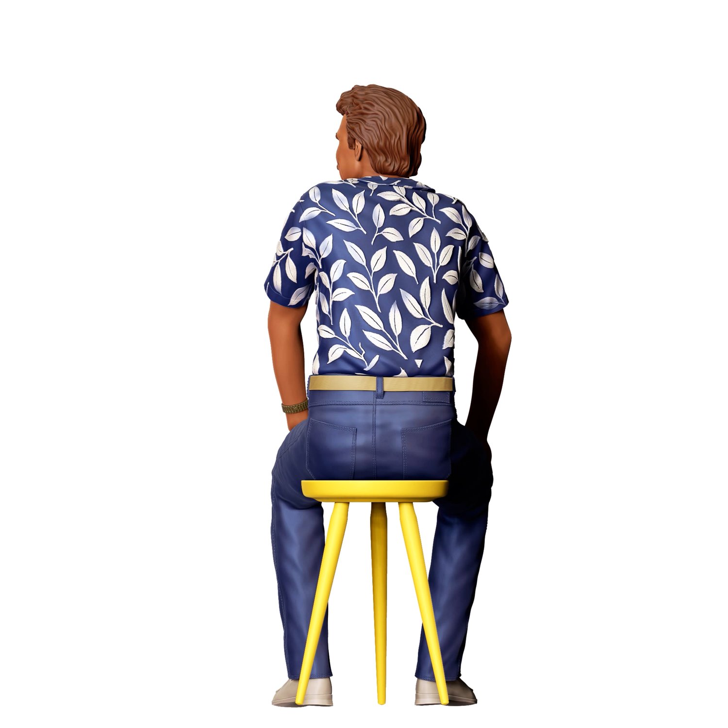 3dp Miniatures, N2 Thomas Magnum in Magnum P.I