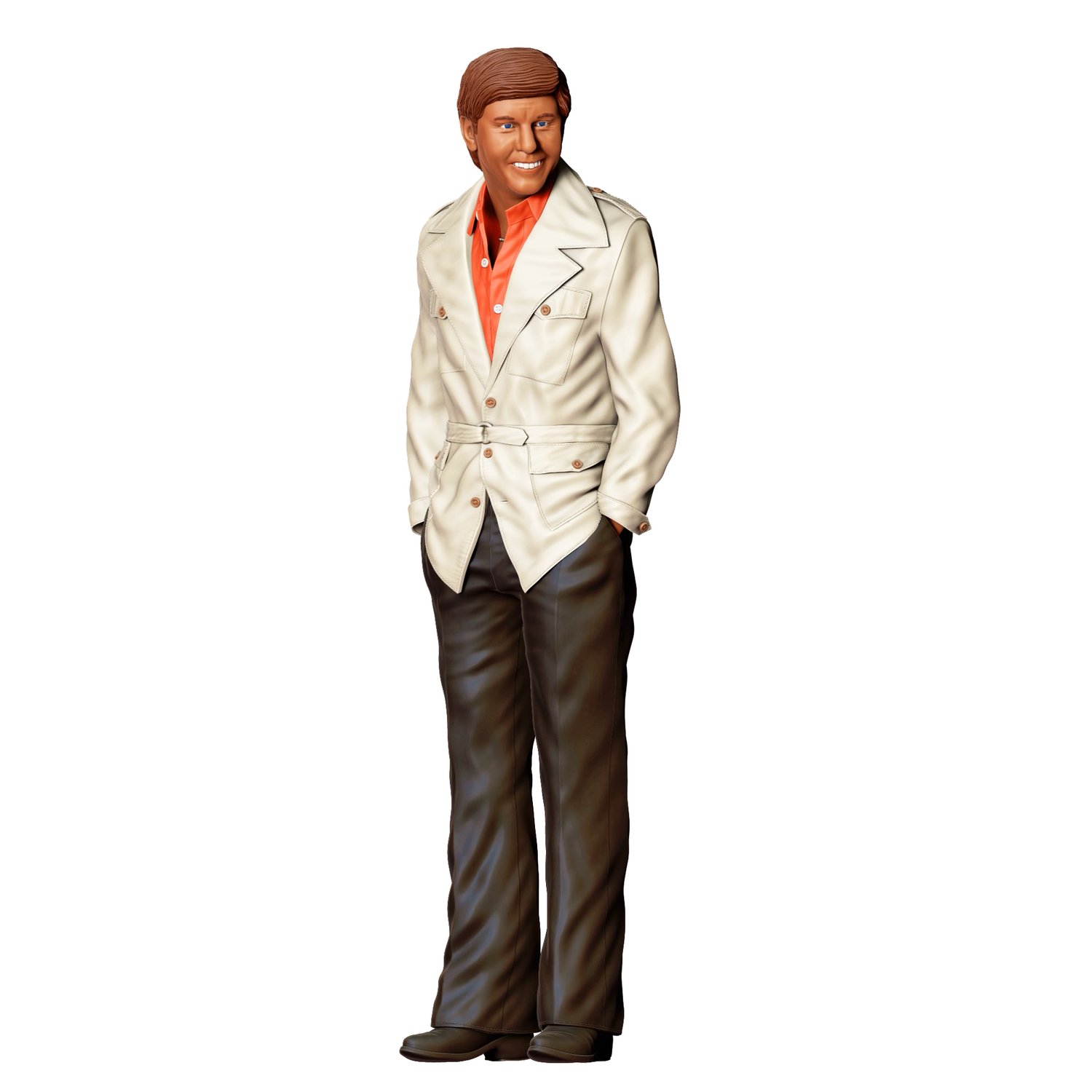 3dp Miniatures, N3 Rick Wright Larry Manetti Magnum P.I
