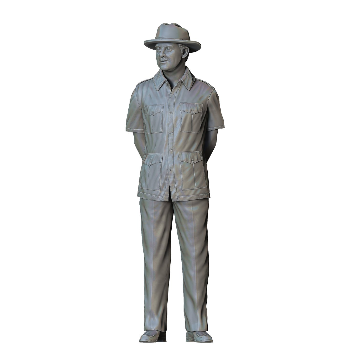 3dp Miniatures, N4 Higgins John Hillerman Magnum P.I