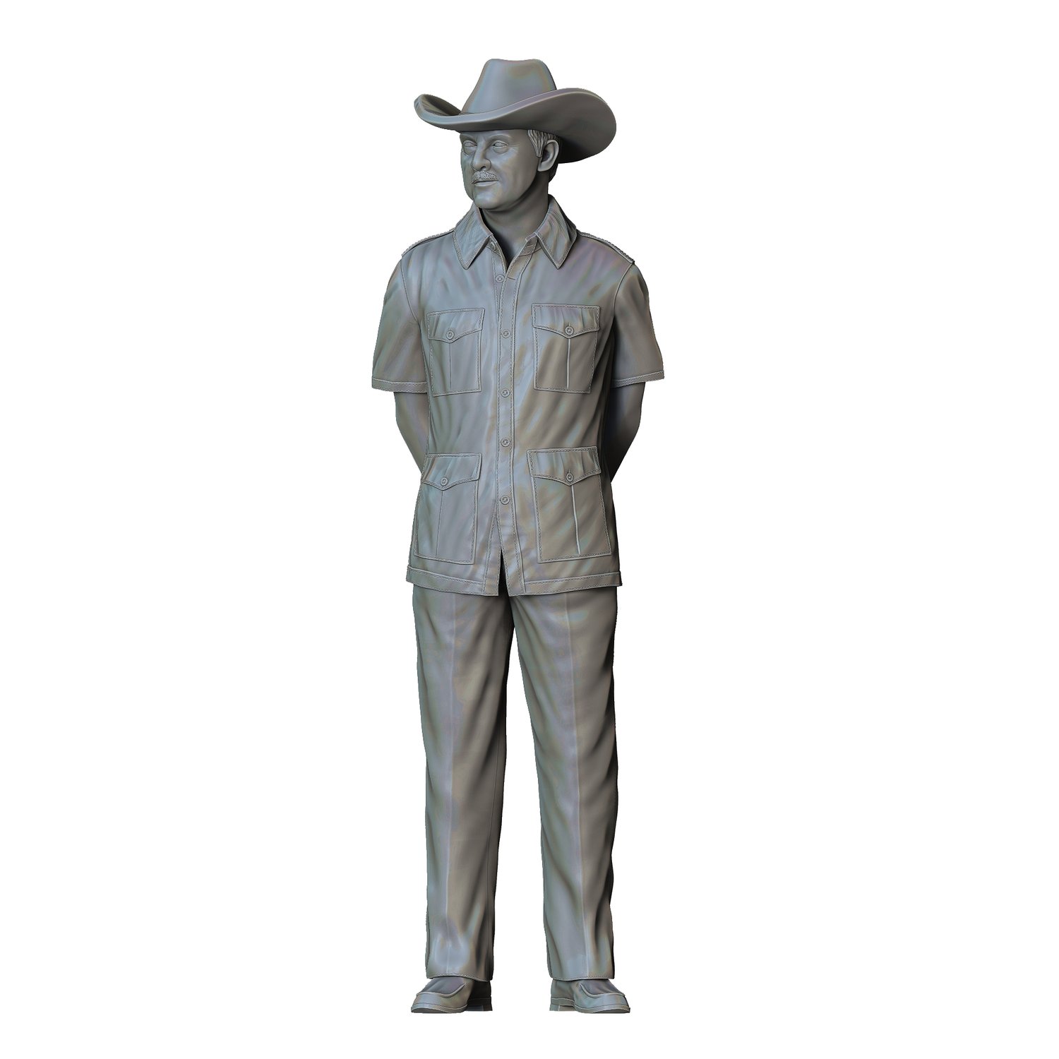 3dp Miniatures, N4 Higgins John Hillerman Magnum P.I