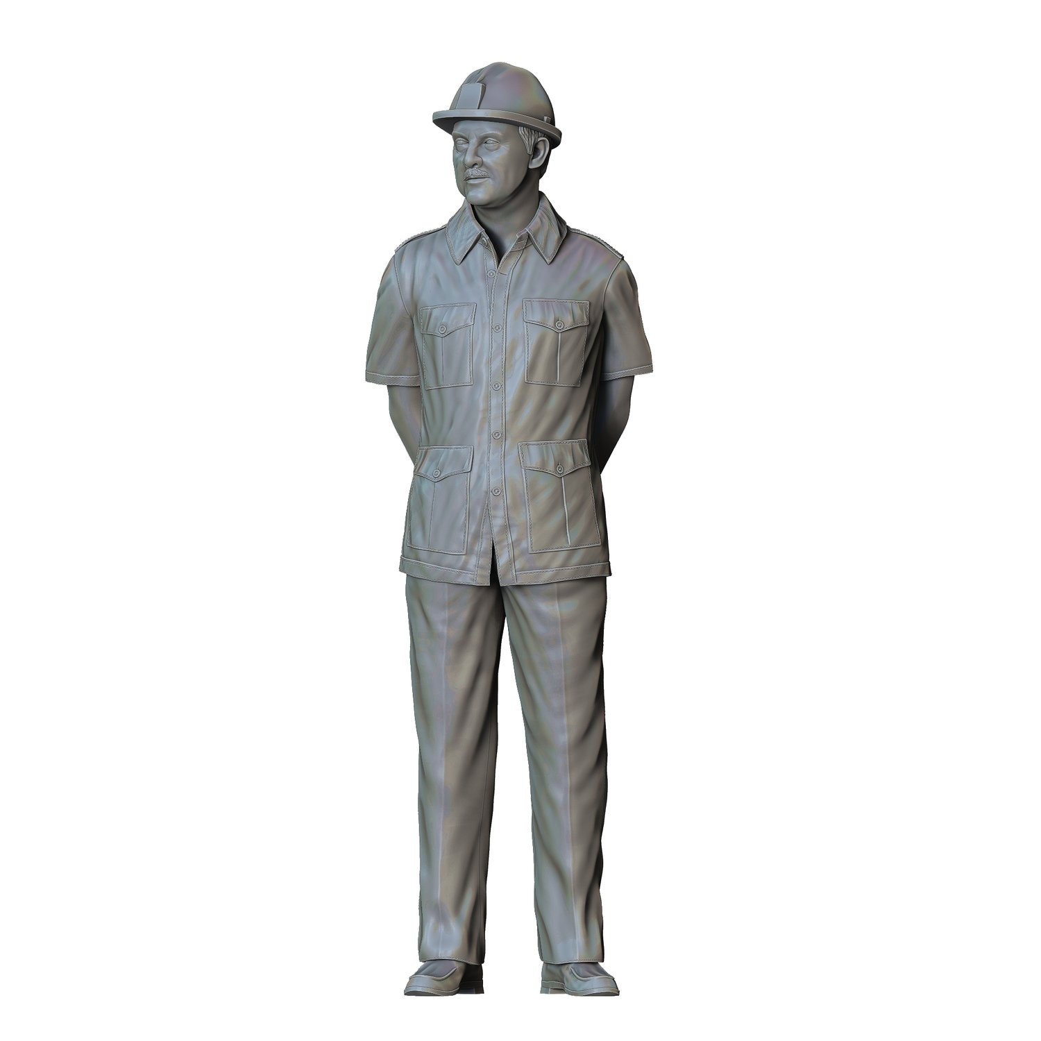 3dp Miniatures, N4 Higgins John Hillerman Magnum P.I