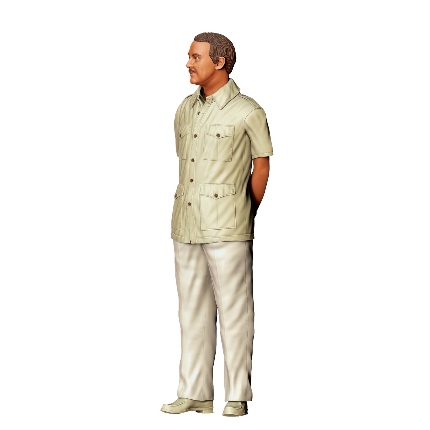 3dp Miniatures, N4 Higgins John Hillerman Magnum P.I