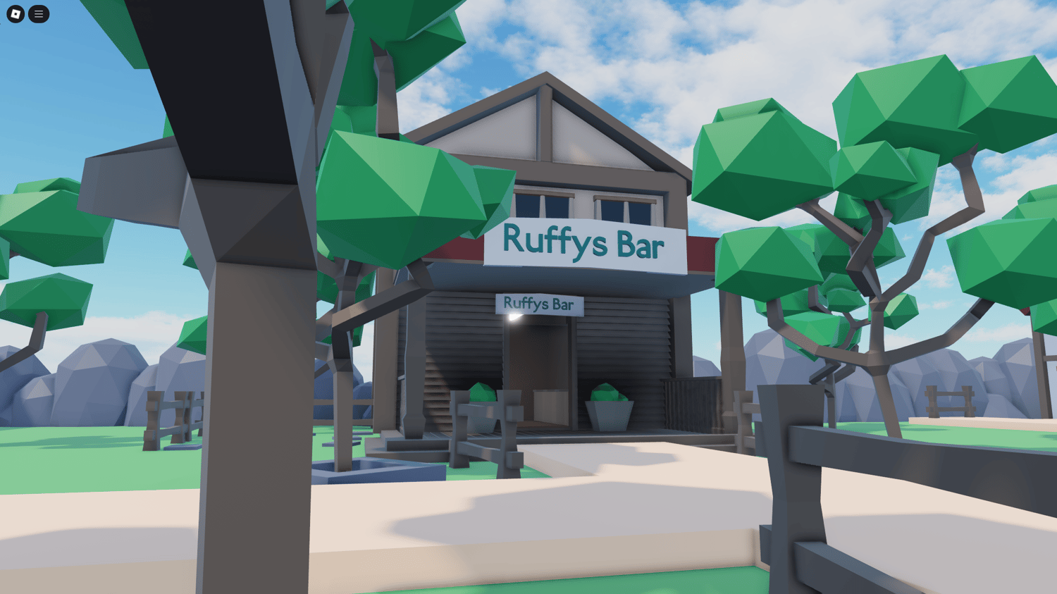 Training area in Roblox anime island map with dummy NPCs
