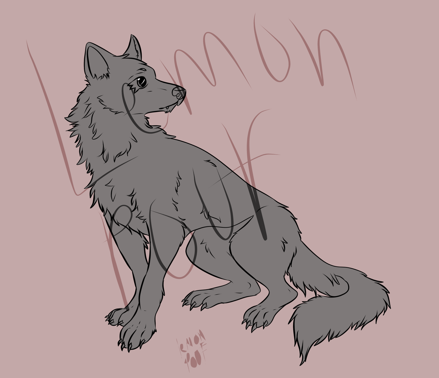 Feral Wolf Base - Payhip
