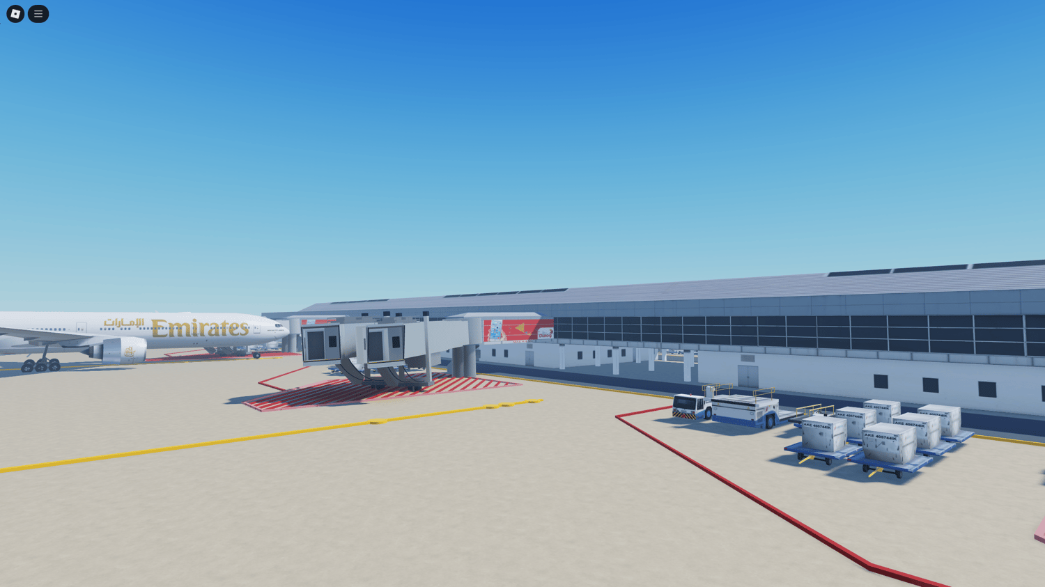 Roblox Bandaranaike airport map with terminal view