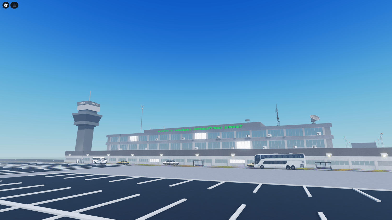 Roblox Murtala Muhammed Airport with full runway layout