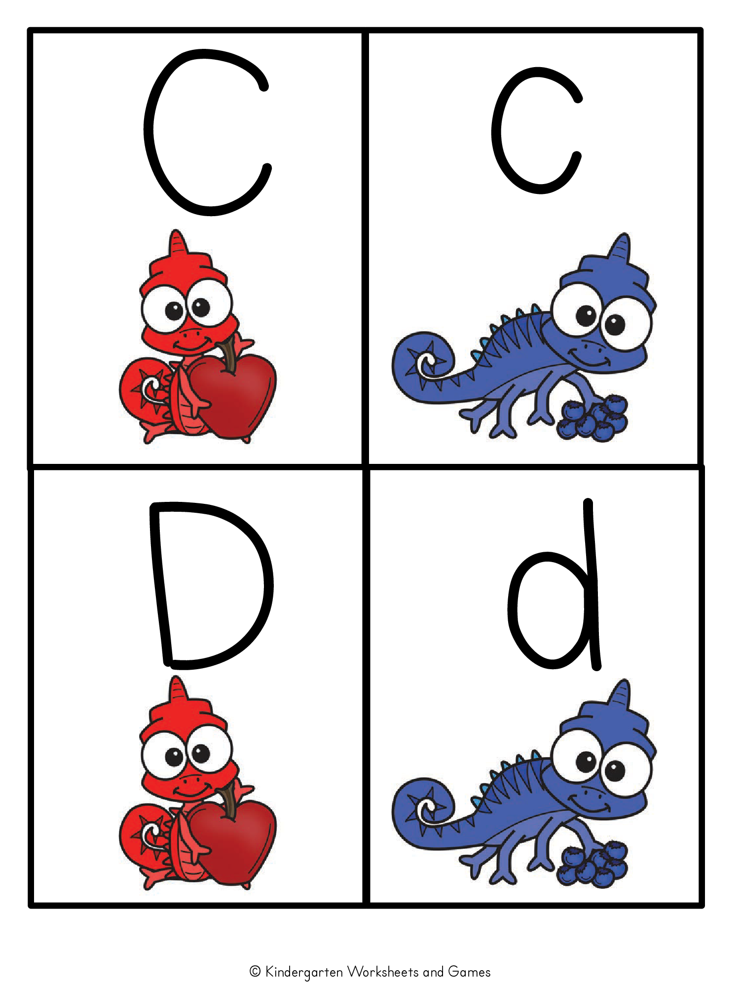 Chameleon Colors worksheet