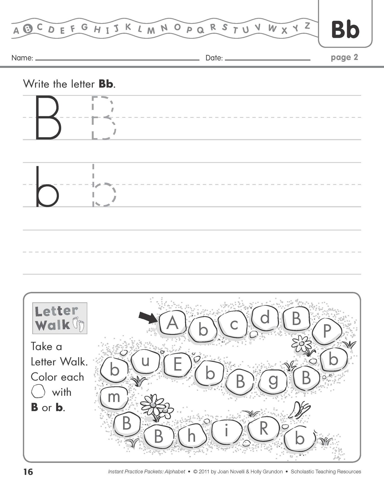 Instant Practice Packets - Alphabet PDF