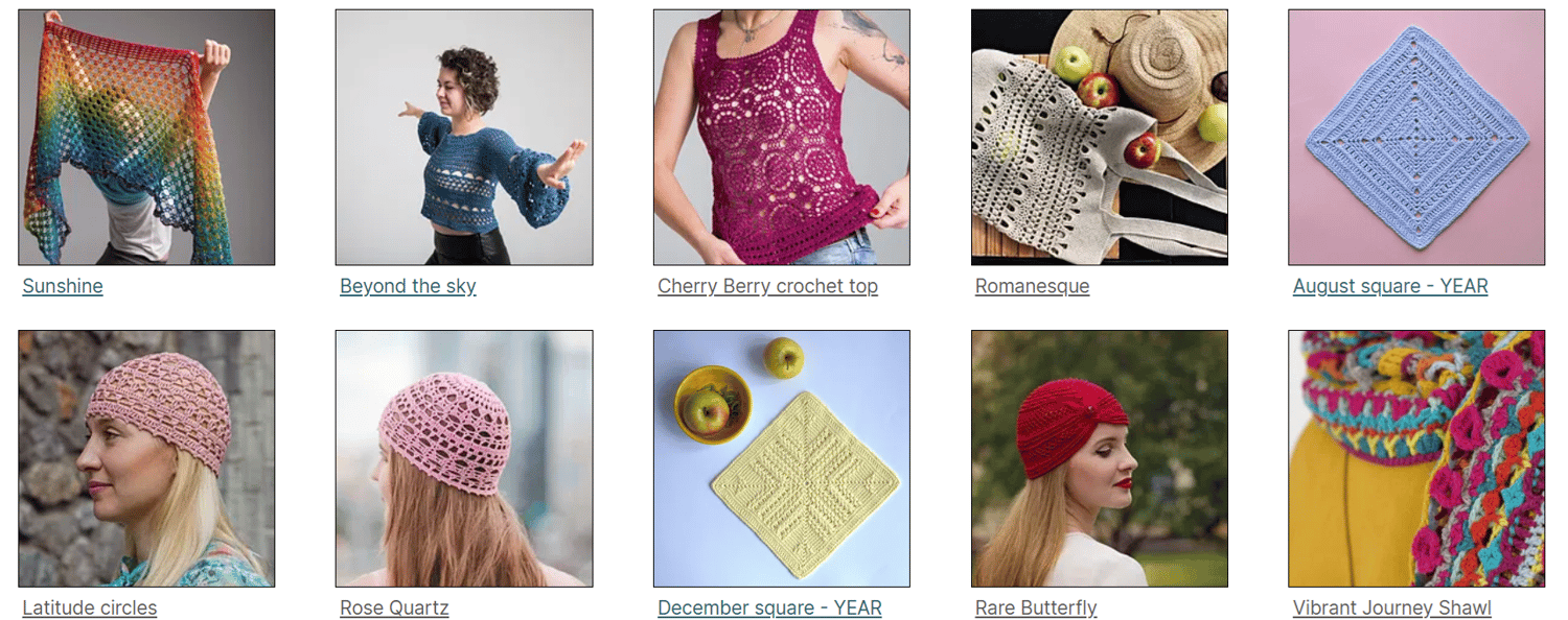 Crochet patterns by Kate Kosenko Veselunka