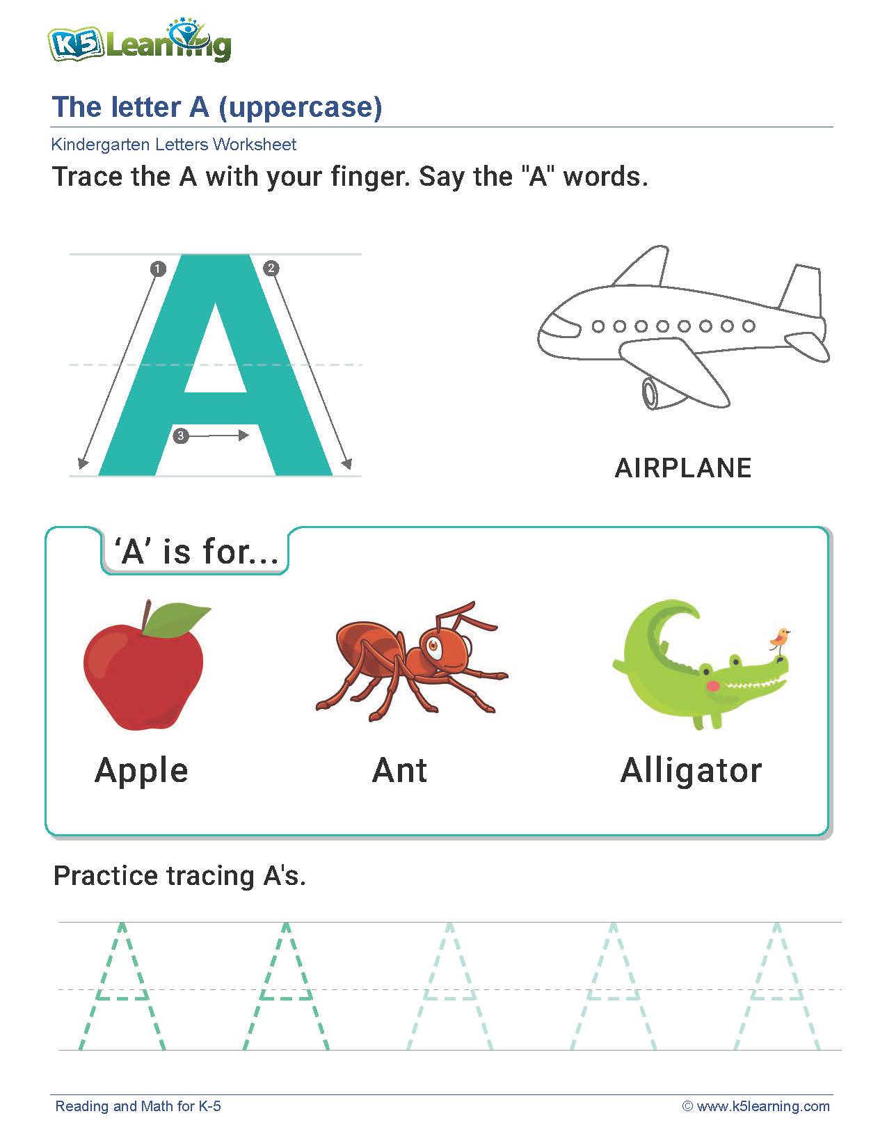 ABC Worksheet for Kindergarten
