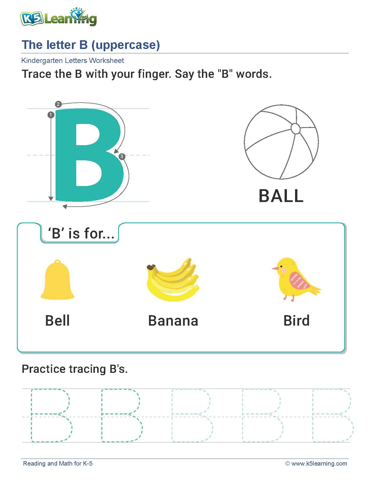 ABC Worksheet for Kindergarten