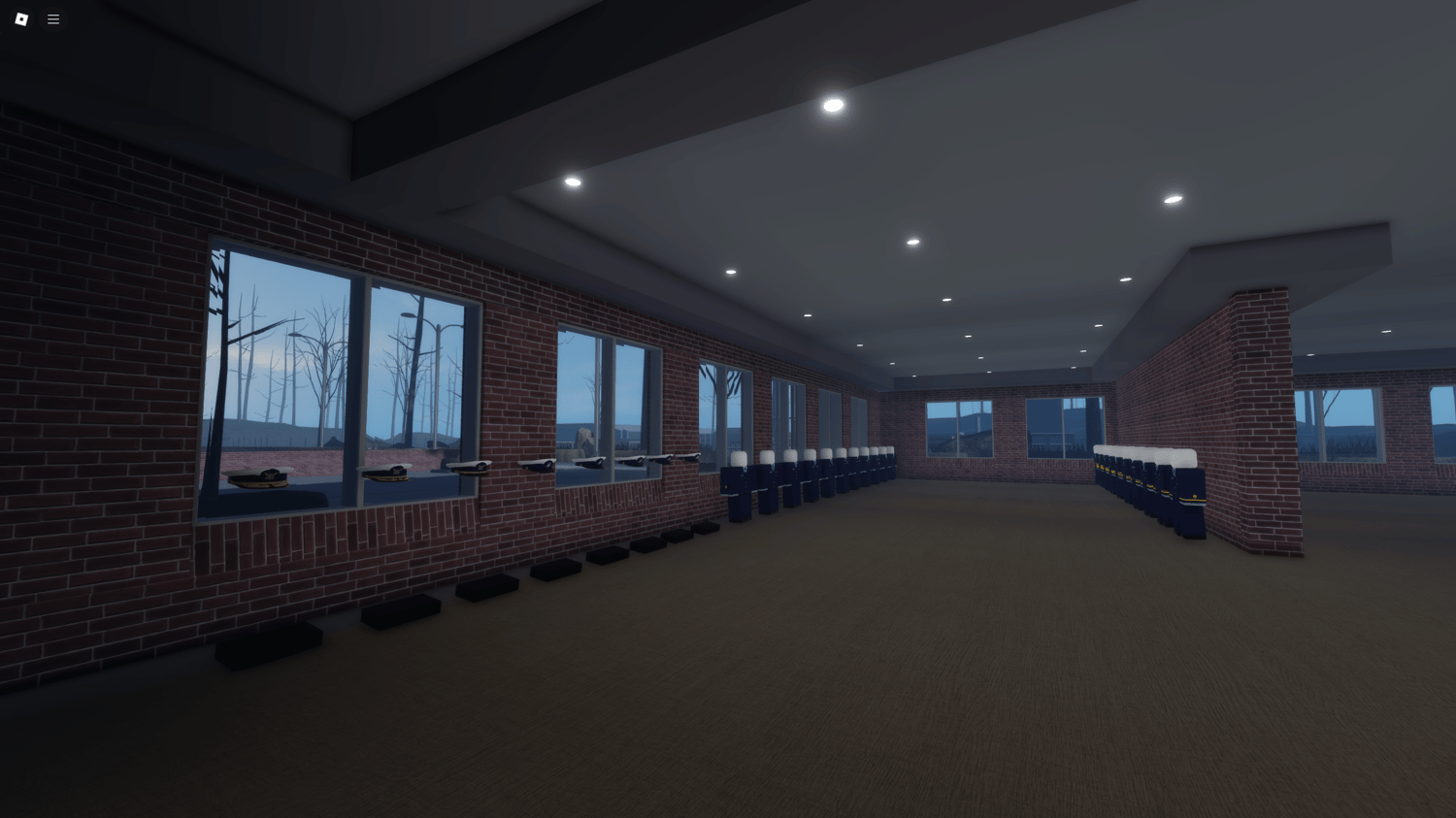 Parade grounds and animation features in Roblox base