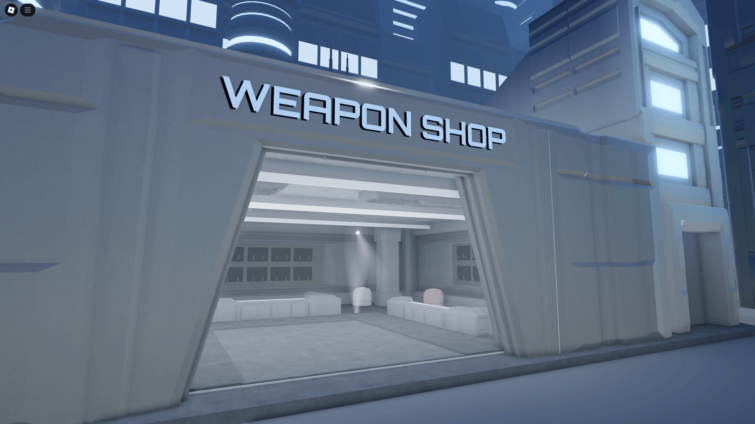 Vehicle garage and bridges in Star Wars city layout