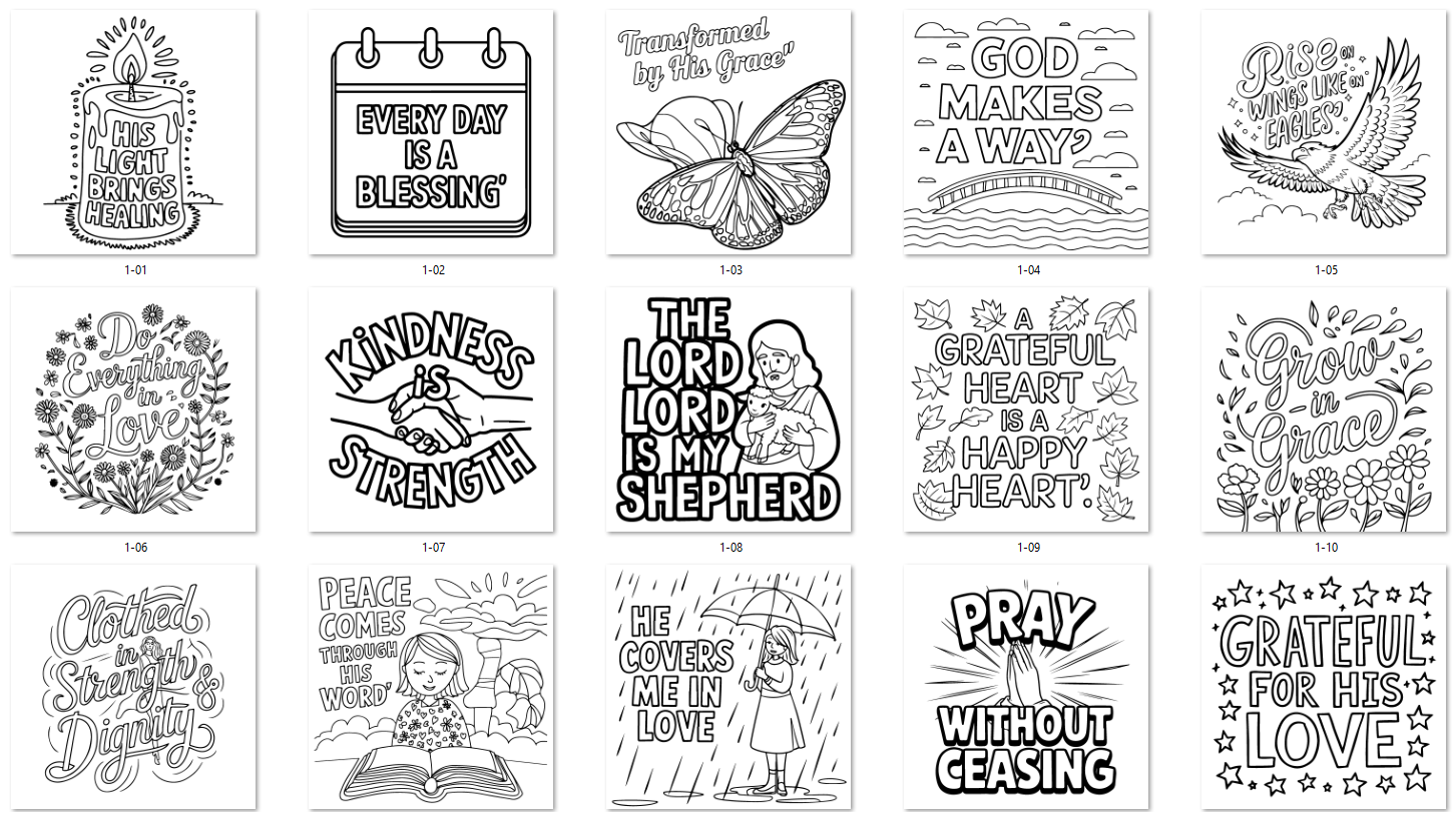 Devotional Women Coloring Pages