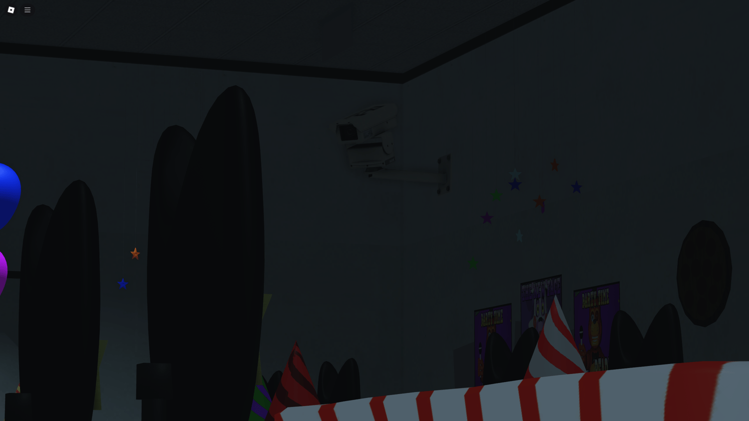 Supply closet and restrooms in FNaF-inspired Roblox game