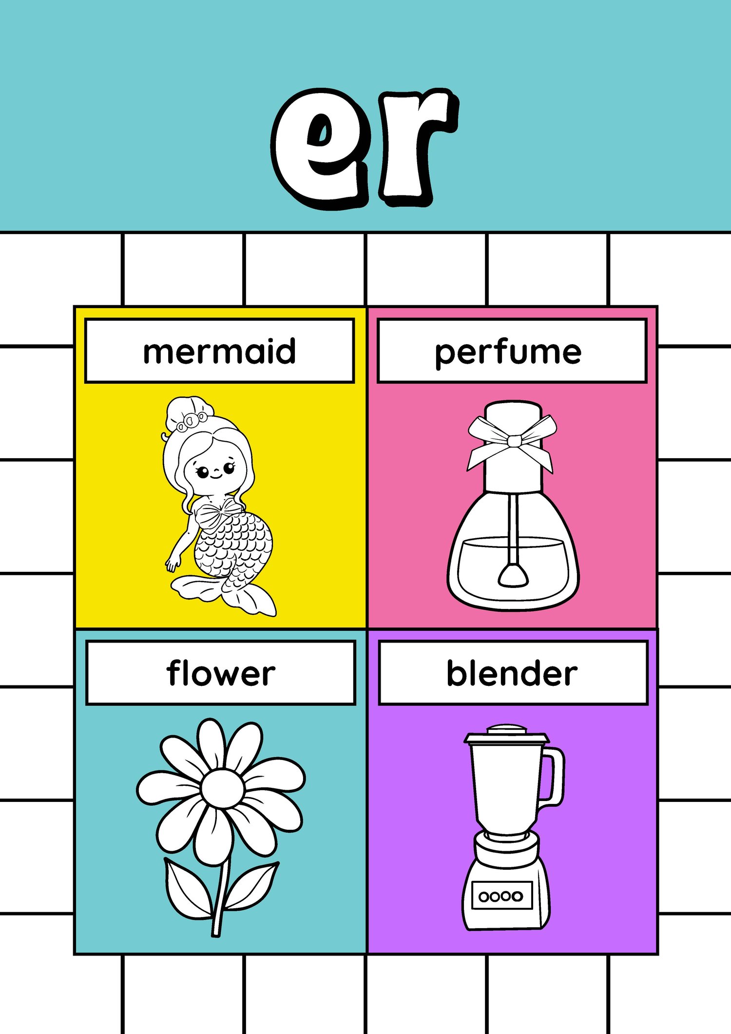 Alphabet+Digraph Posters-Real World Pictures and Fundations Friendly!