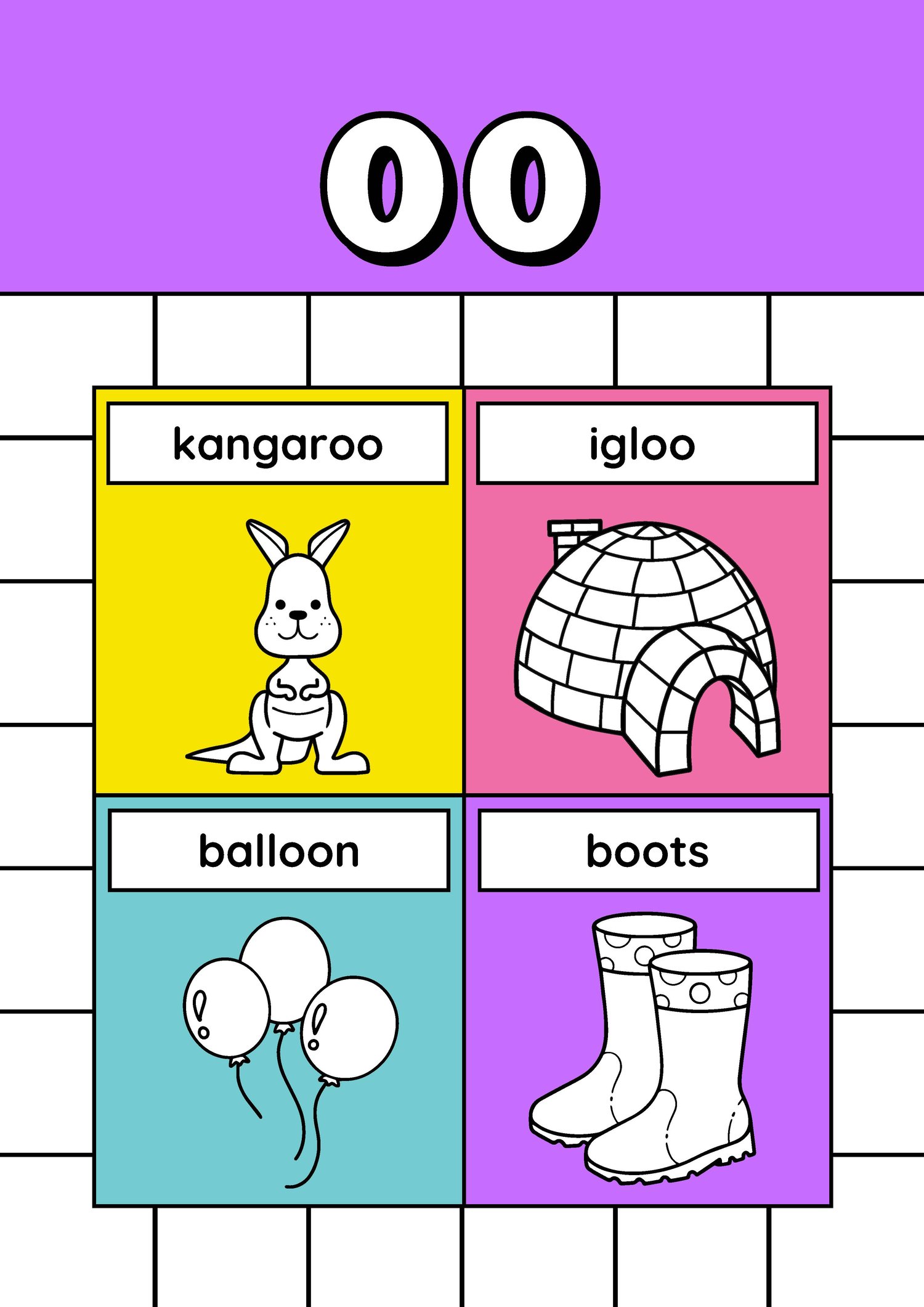 Alphabet+Digraph Posters-Real World Pictures and Fundations Friendly!