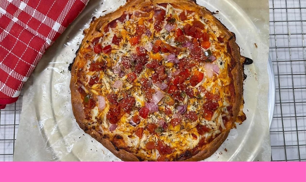 High-Protein Pizza with Sourdough discard