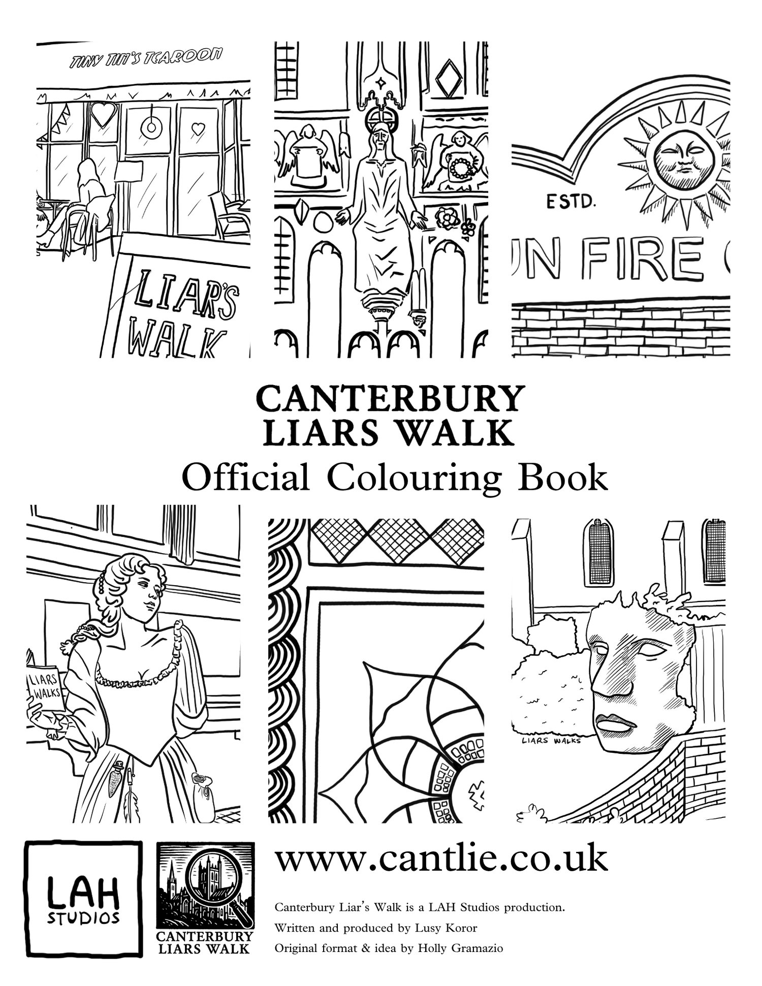 colouring book cover page