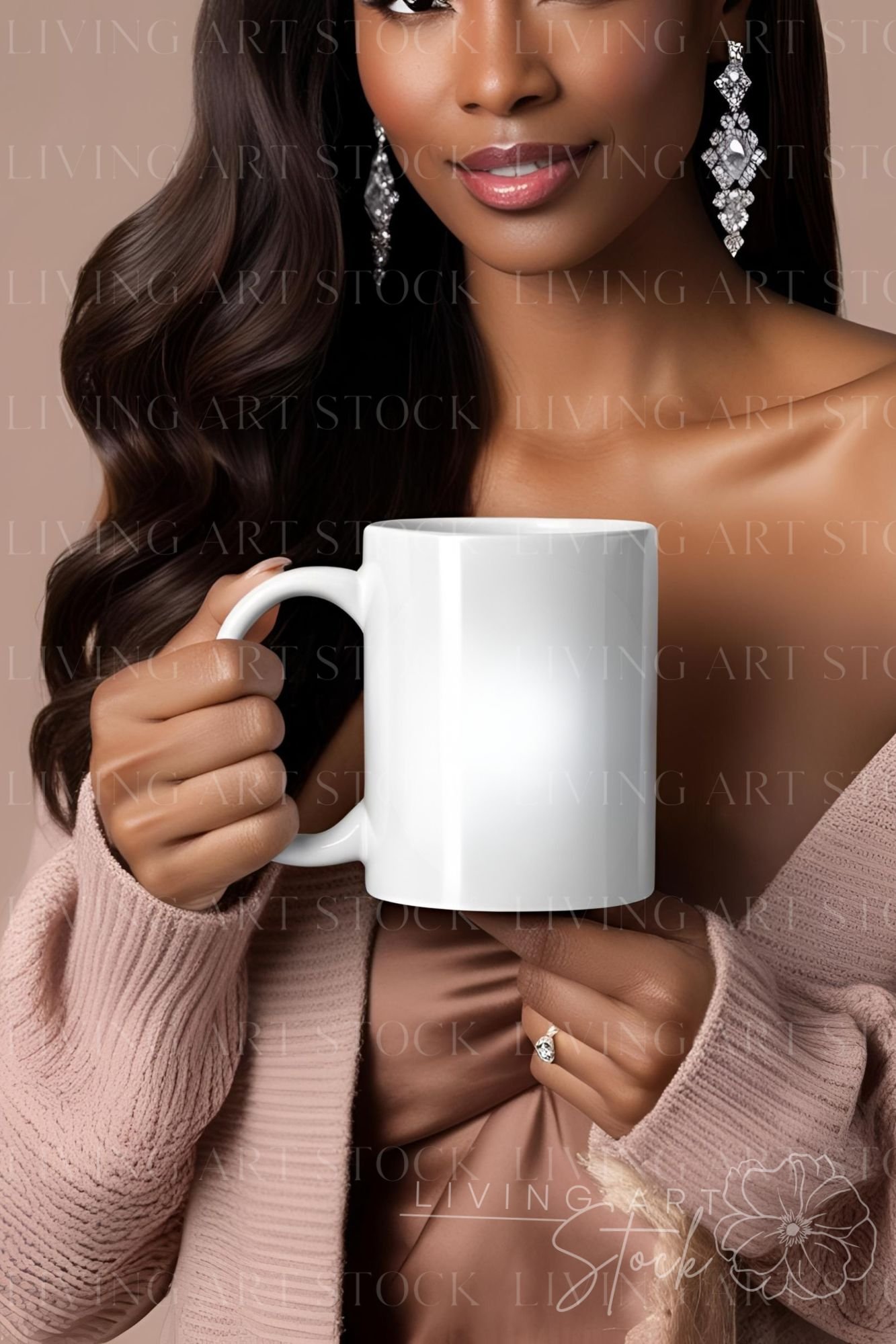 Black women mug mockups