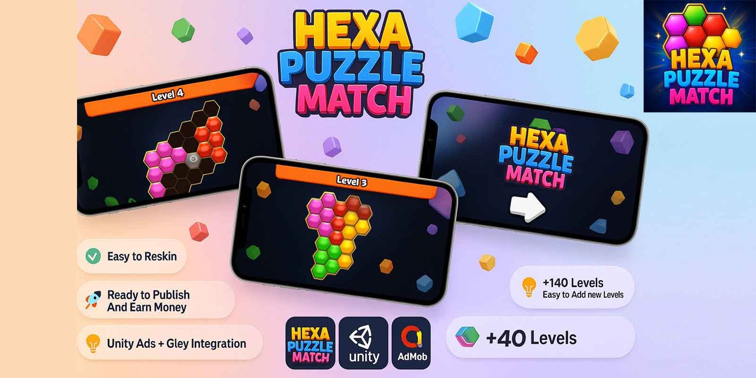 unity 2d puzzle game template hexa puzzle unity unity hex based game unity hexa puzzle game