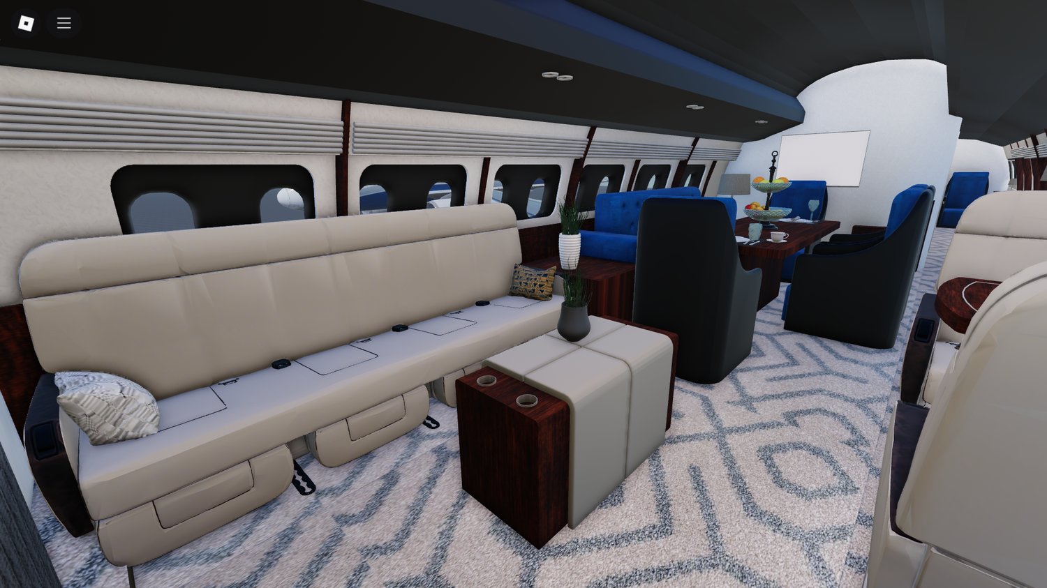 High-quality Roblox private jet for airports and RP
