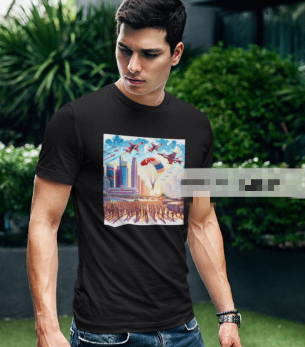 Commemorate SG 60 and national day t-shirt