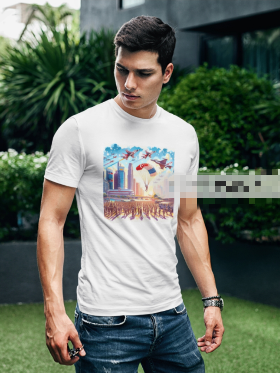 Commemorate SG 60 and national day t-shirt