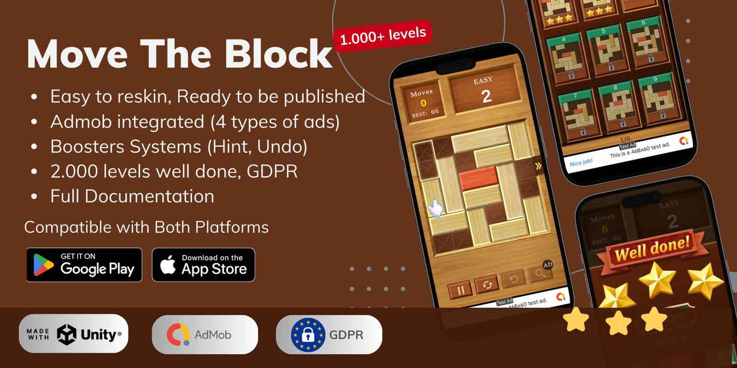 Unity 2D Puzzle Game Template block game unity unity slide puzzle game 2d puzzle game unity