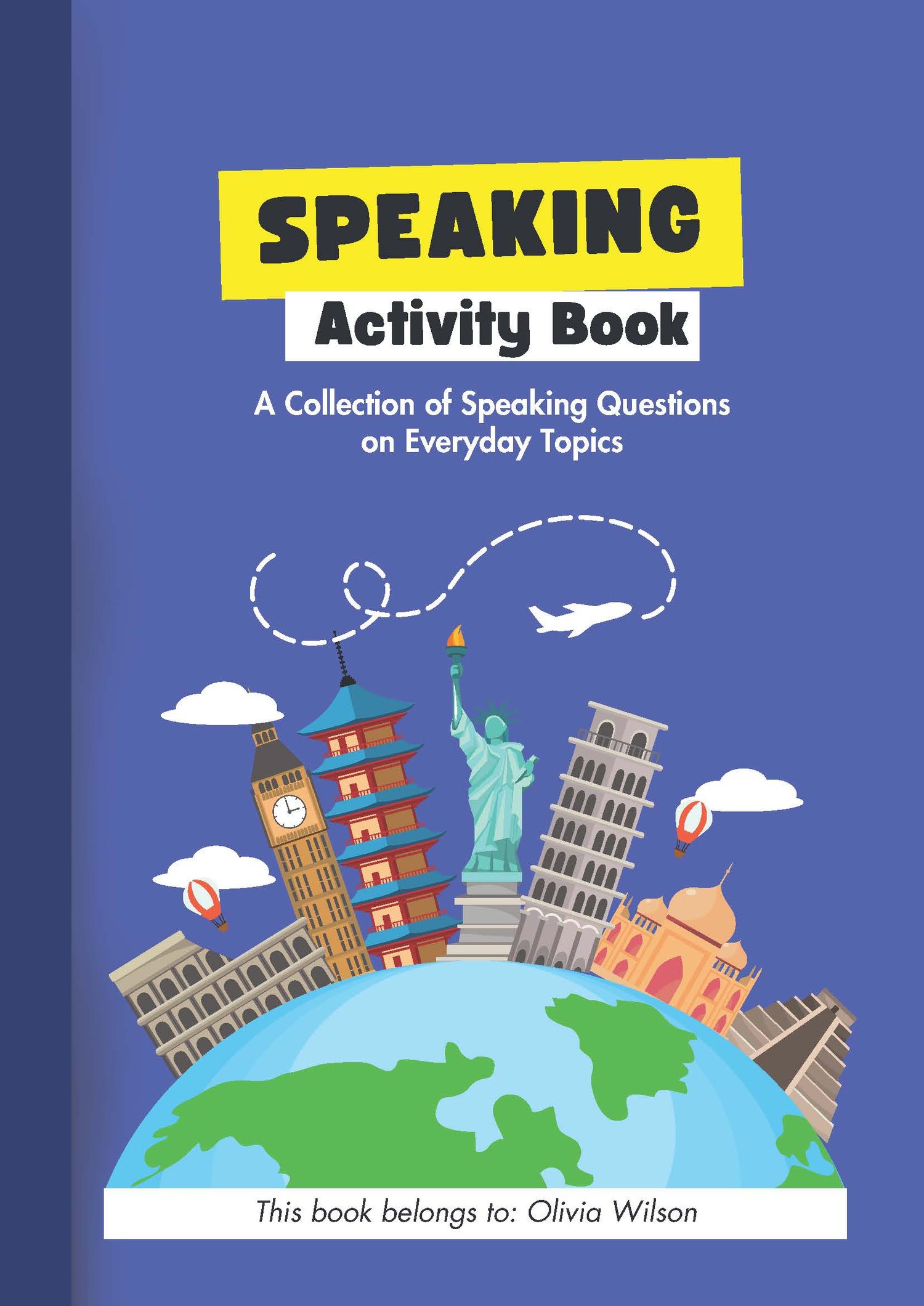 Speaking Activity Worksheets Booklet Elementary Colorful in Cute Style