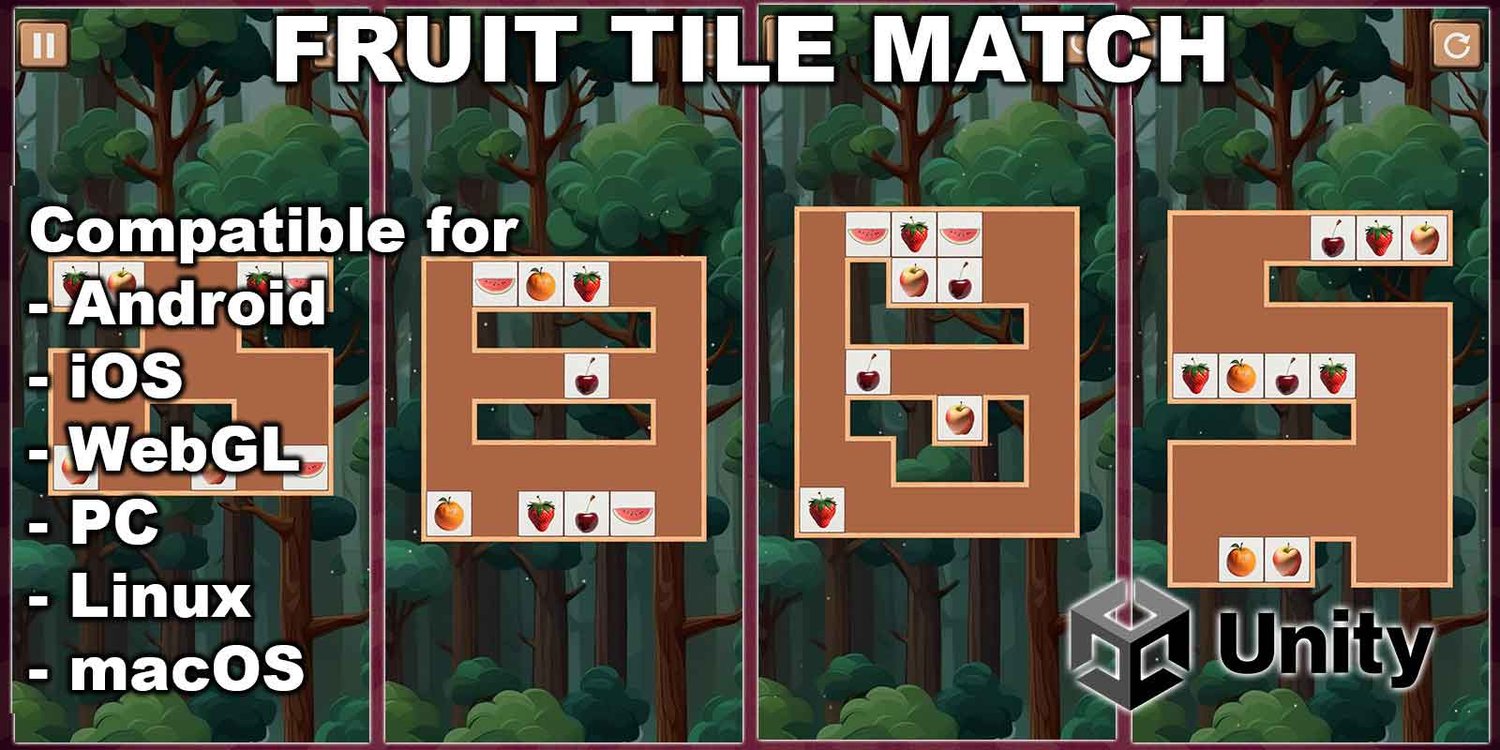 Unity 2D Puzzle Game Template Unity tile game Unity match game Unity matching game