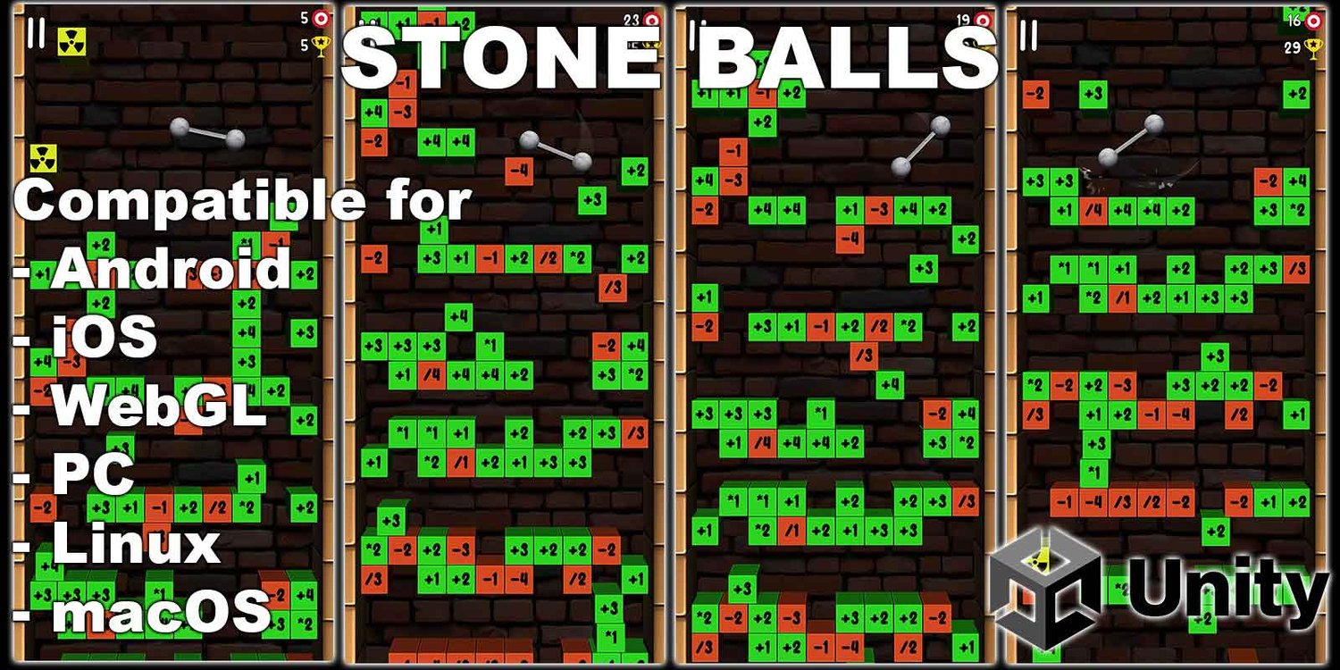 Stone Balls unity 3d puzzle game template