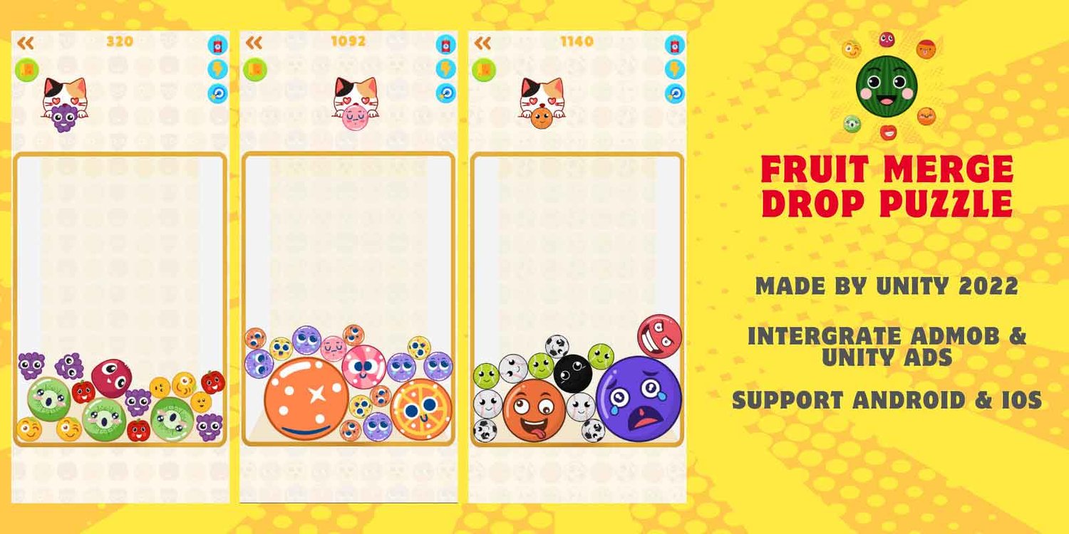 Unity 2D Puzzle Game Template merge game unity merge game template unity match game