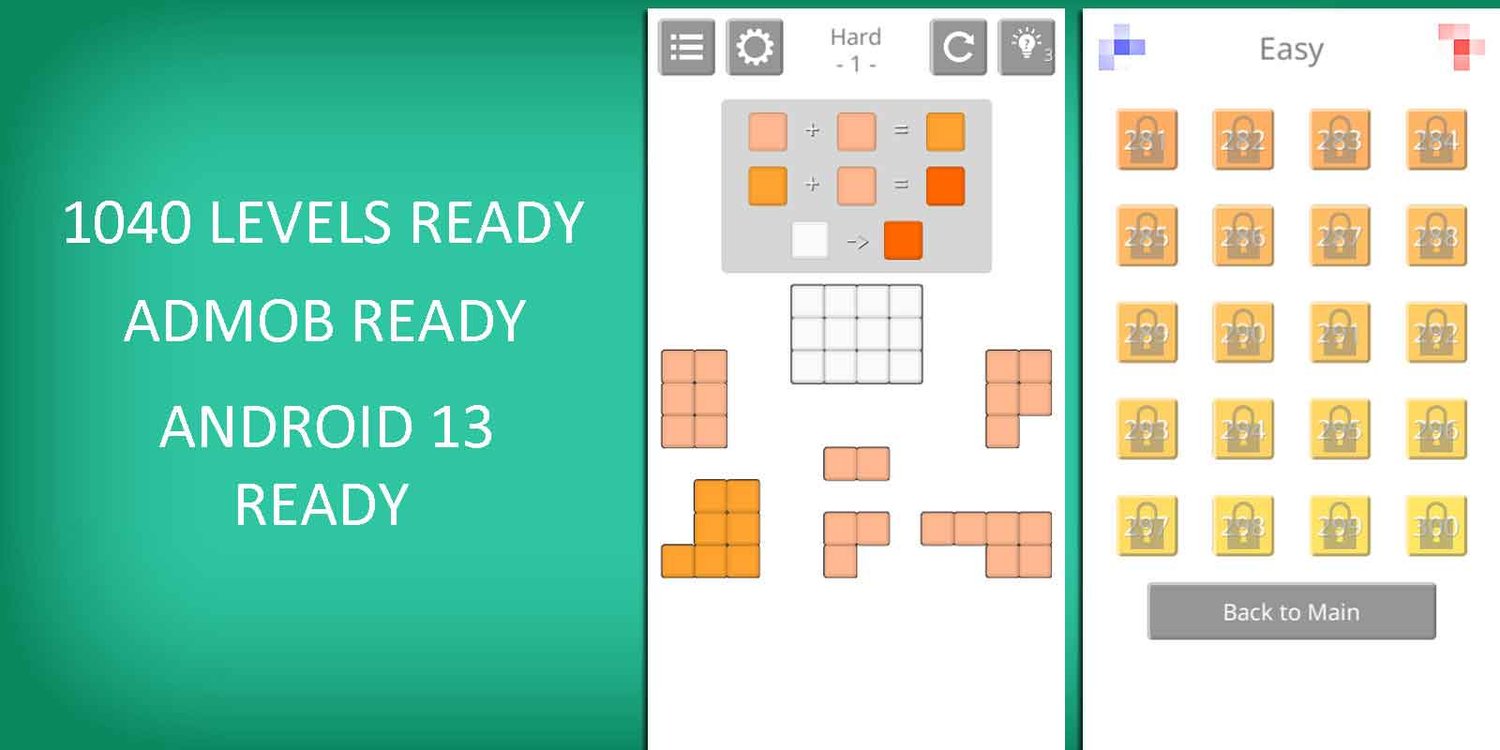 Unity 2D Puzzle Game Template unity color match puzzle game unity block puzzle game merge game unity template