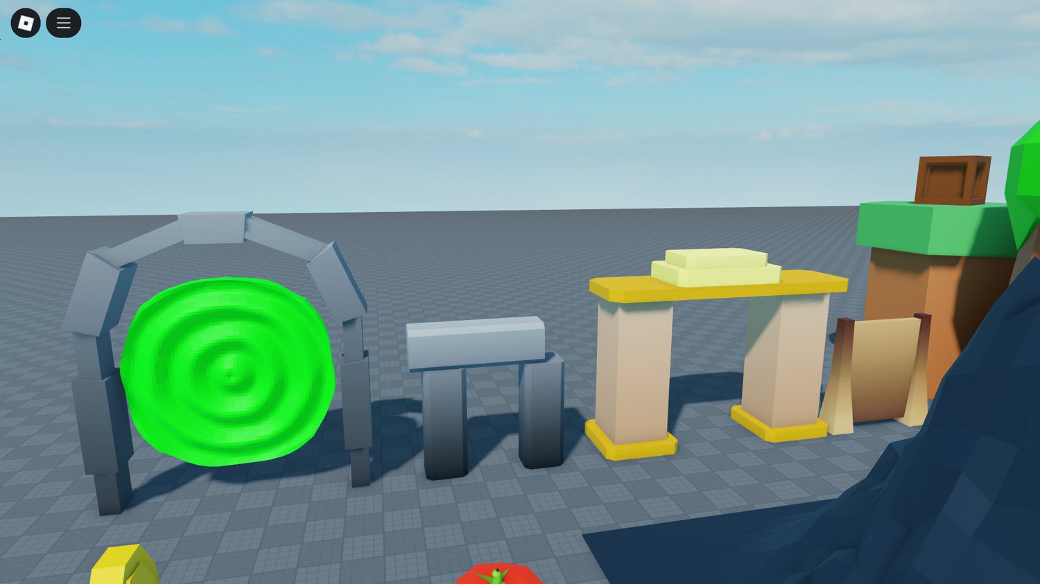 Classic Super Mario inspired low poly models in Roblox