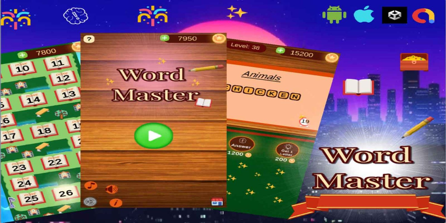 Unity 2D Puzzle Game Template unity word game unity word search 2d puzzle game unity word puzzle unity