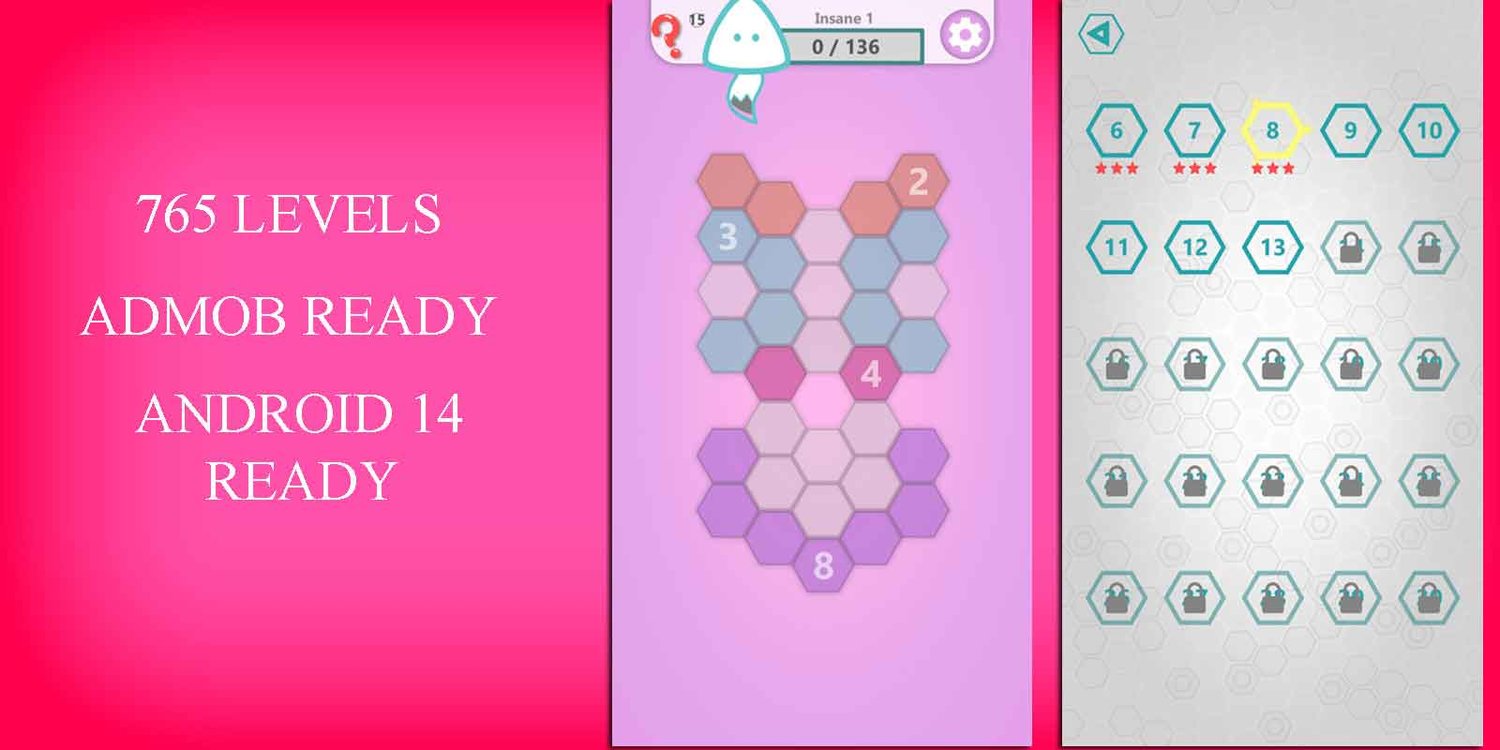 Unity 2D Puzzle Game Template unity number match puzzle game unity connect puzzle game unity match game