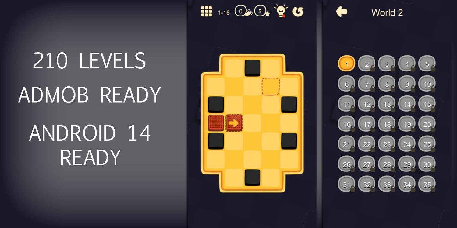 Unity 2D Puzzle Game Template unity block puzzle game unity slide puzzle game block game unity