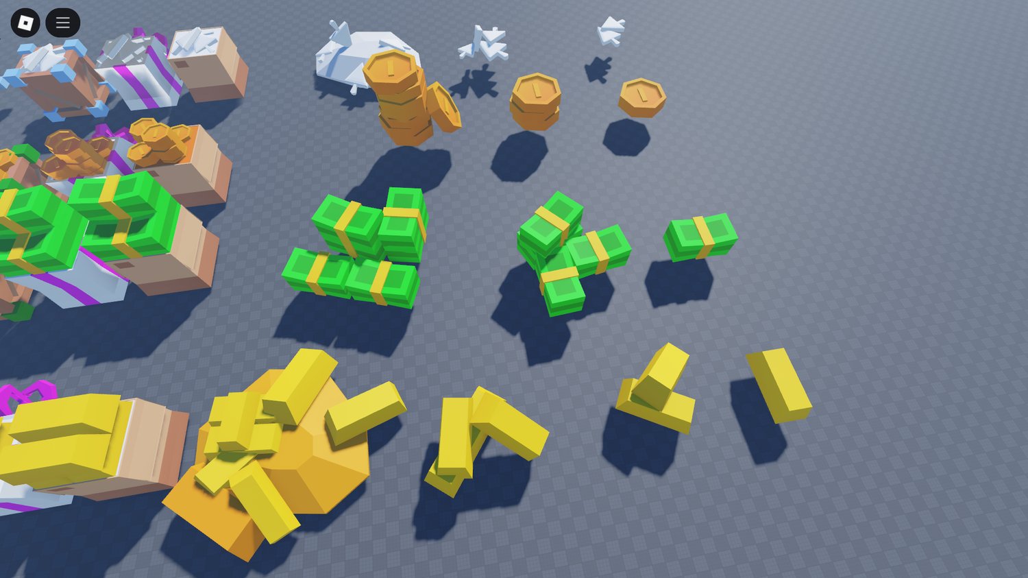 Blender-made low poly assets for Roblox developers