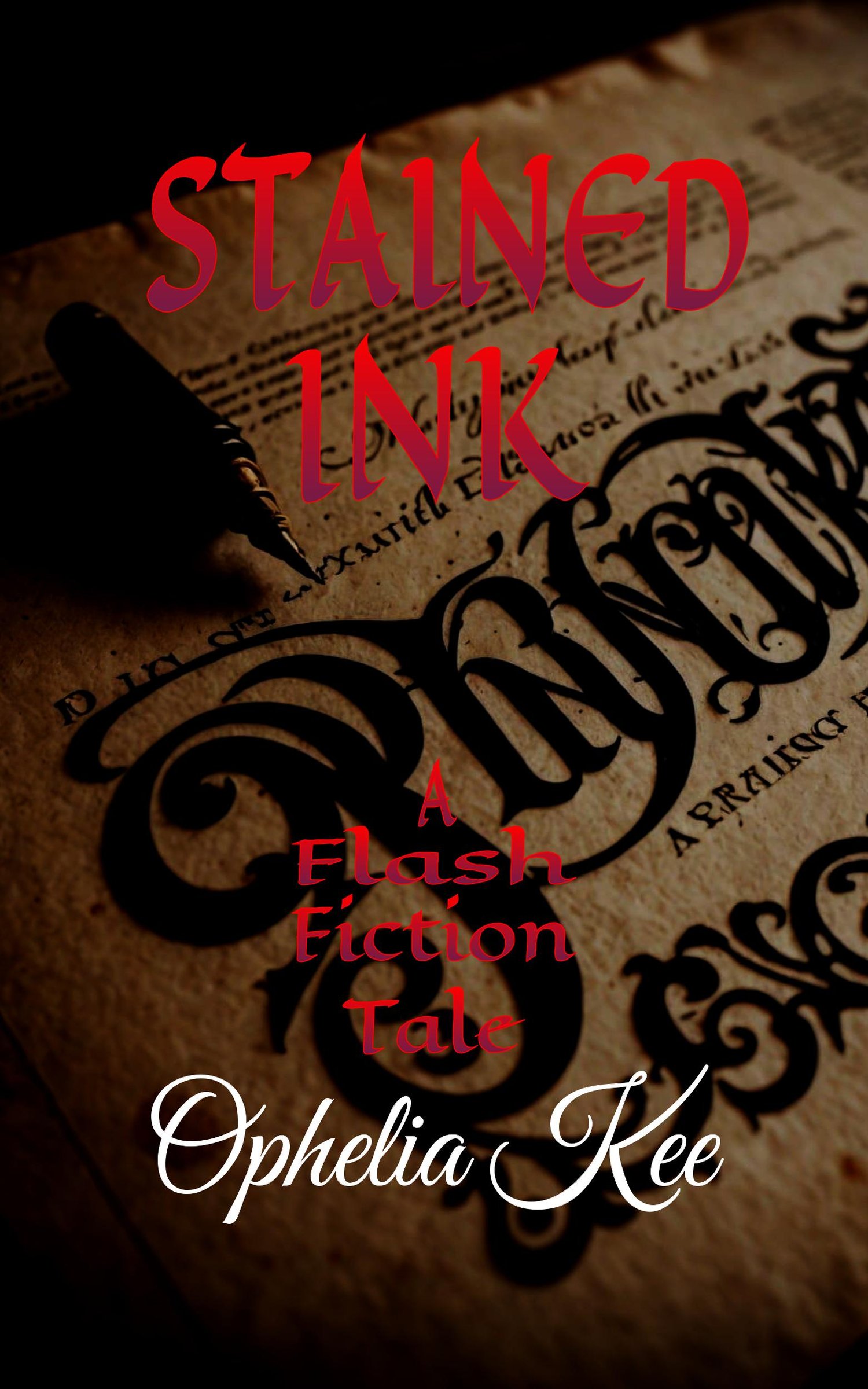 Stained Ink Book Cover