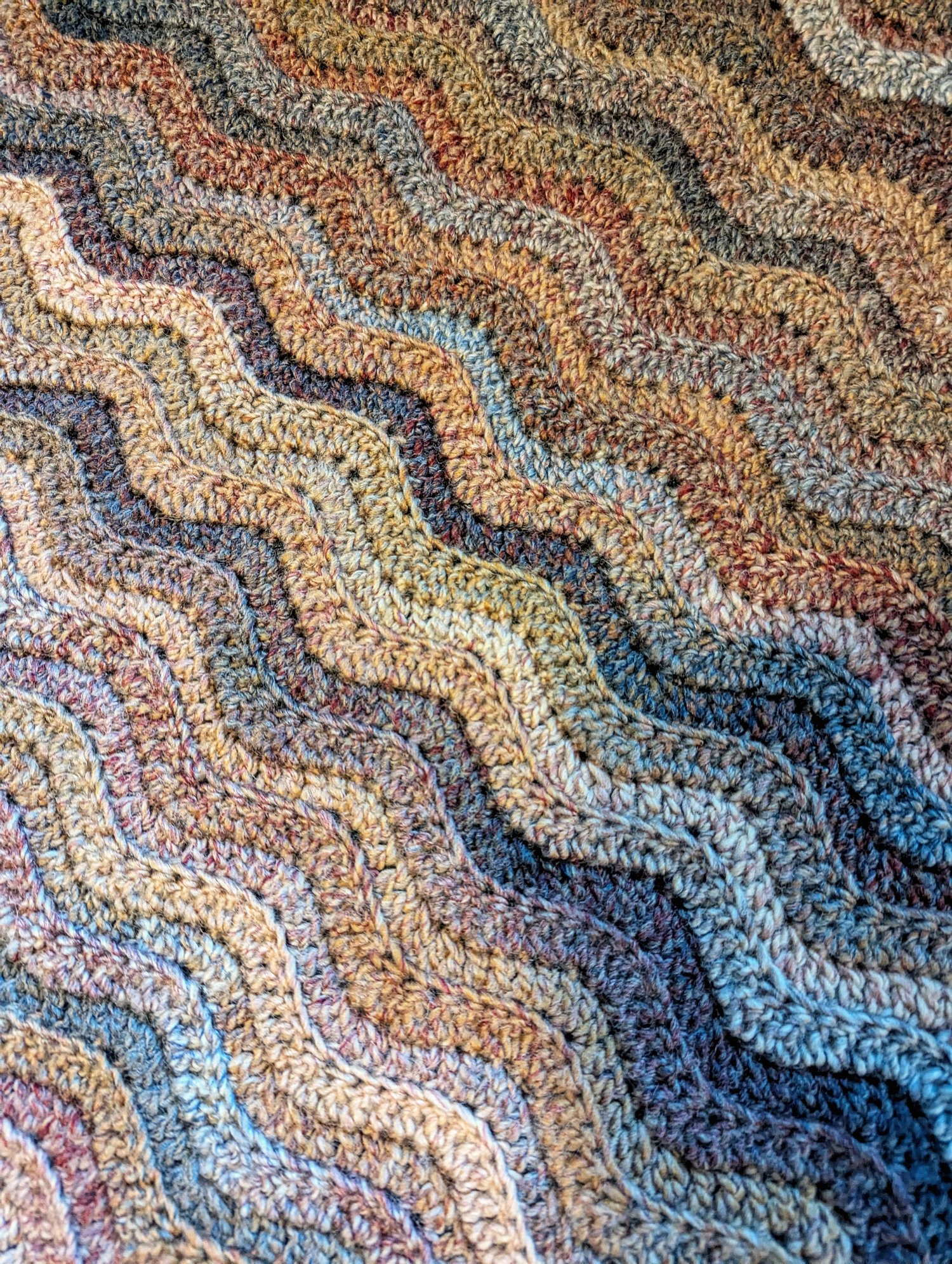 Painted Canyon Ripple Blanket