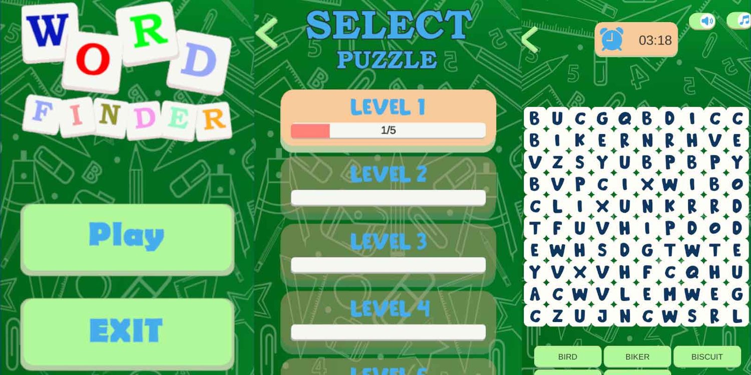 Unity 2D Puzzle Game Template unity word search puzzle unity word game template word puzzle unity