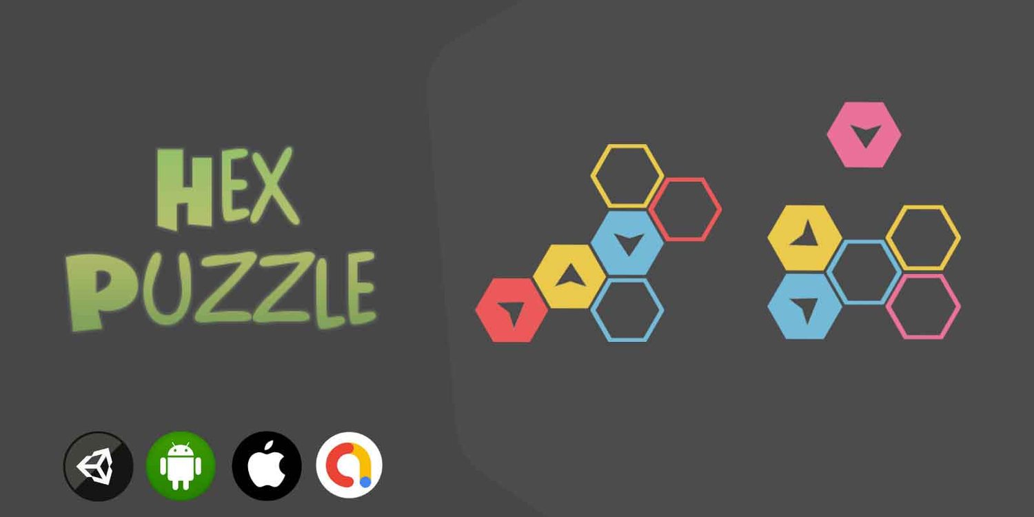Unity 2D Puzzle Game Template unity hexa puzzle game unity hex based game 2d puzzle game unity
